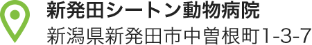 新発田シートン動物病院 新潟県新発田市中曽根町1-3-7